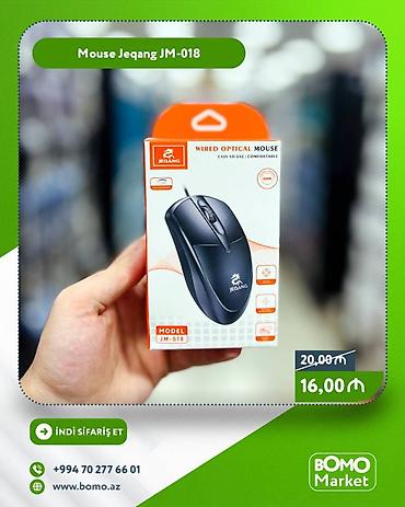 notebook kredit: 🔥 Mouse Jeqang JM-018 ✅ Marka: Jeqang ✅ Qoşulma: Simli (USB) ✅ — 1