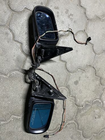с зеркалом: Боковое левое Зеркало BMW 2000 г., Б/у, цвет - Черный, Оригинал