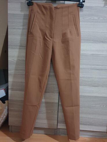 pantalone broj braon brenbeneton: S (EU 36), Ravne nogavice