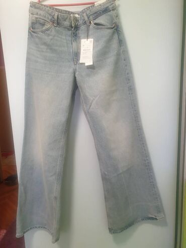 ski pantalone zene: Zara nove farmerke sa etiketom. Wide leg model. Vel.40