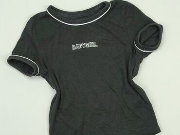 czarne t shirty z napisem: T-shirt, Cropp, L, stan - Dobry