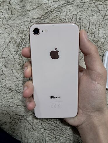 Apple iPhone: IPhone 8, 64 GB, Barmaq izi, Simsiz şarj