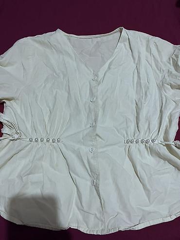 Комплекты: Комплект женской одежды 1) Топ/лонгслив белый - Трикотаж в рубчик — 9