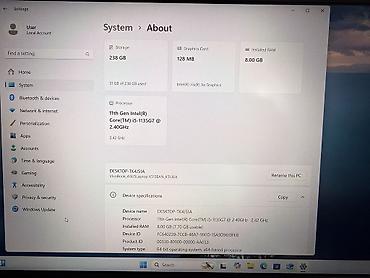 ASUS: İşlənmiş ASUS Vivobook, 15.6 ", Intel Core i5, 256 GB, Ünvandan götürmə — 7