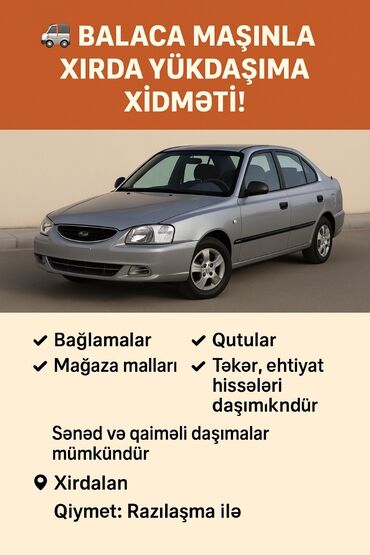 Обучение, курсы: Kiçik avtomobillə yükdaşıma xidməti təklif olunur. Bu xidmət