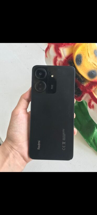 islenmis ventilator: Redmi 13C, 256 GB, rəng - Qara, Barmaq izi, İki sim kartlı, Face ID