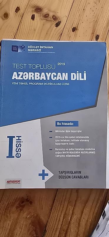 Testlər: Məhsul: “Azərbaycan dili – Test Toplusu” (DİM), 2019, Yeni təhsil — 1