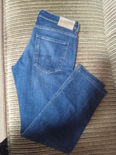 чёрные джинсы: Джинсы цвет - Синий