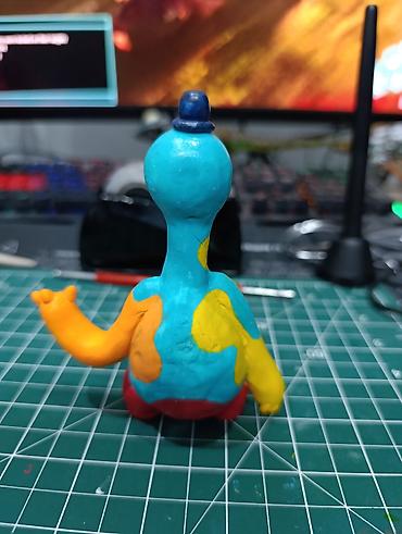 Искусство и коллекционирование: Доуи из Poppy Playtime — фигурка ручной работы Особенности: - — 3
