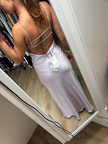 viscoza: Zara lot maxi haljina na tanke bretele - Model: slip/haljina na — 4