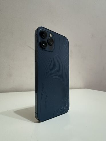 продажа сломанных телефонов: IPhone 12 Pro, Б/у, 128 ГБ, Pacific Blue, 81 %