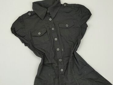 czarne plisowane spódniczka mini: Sukienka, S, stan - Bardzo dobry