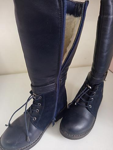 Детская обувь: Продам зимние сапоги на девочку размер 32. натуралки. две пары за — 6