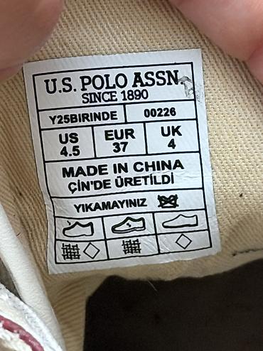 krossovka: Us Polo Assn, Ölçü: 38, rəng - Qəhvəyi, İşlənmiş — 4