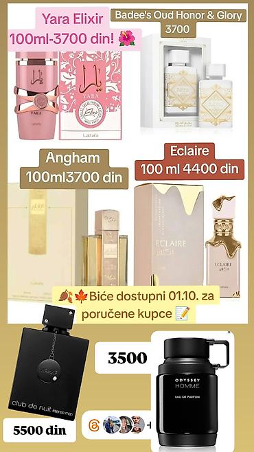 kompleti odece: 🔥Originalni arapski parfemi iz Eu donosimo svake 2 nedelje, primamo — 3
