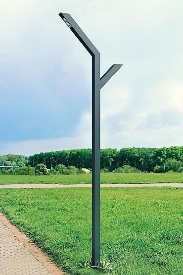 уличные фонари на столбы: Уличные световые опоры с LED-освещением (декоративные светильники) - — 3