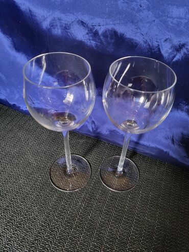 Čaše: Case za vino Val Saint Lambert kristalno staklo 70te. Case — 7