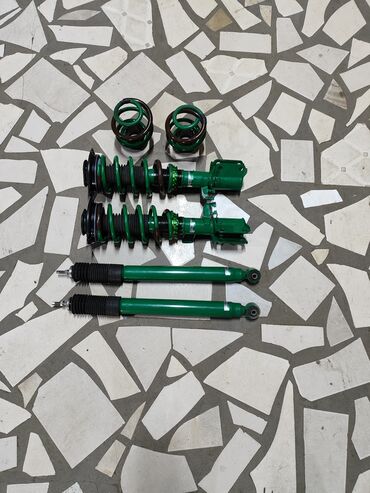 Амортизаторы, пневмобаллоны: Комплект амортизаторов Nissan 2015 г., Б/у, Оригинал, Япония — 2