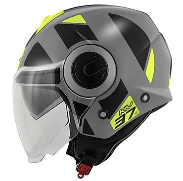 brava za golf 5: Otvorena moto kaciga sa vizirom – KU 37 EVO - Tip: jet/otvorena — 1