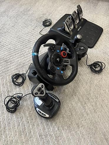 Рули: Руль Logitech G29 Состояние 9/10 Все отлично работает Коробки к — 4