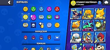 qızıl boyunbağı: Brawl Stars hesabı – yüksək səviyyəli oyun profili - Kupa yolu: 44 — 10