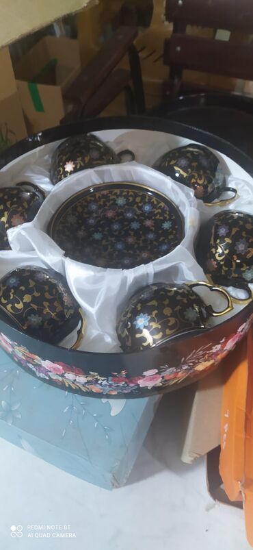 Çay dəstləri və servizlər: Çay dəsti, 6 nəfərlik