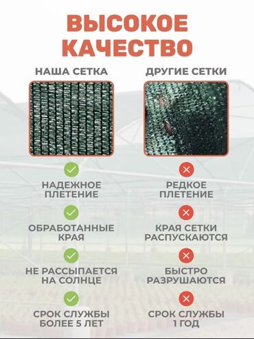 Теплицы: Затеняющая сетка для сада и хозяйства (оптом и в розницу!) В рулоне — 8
