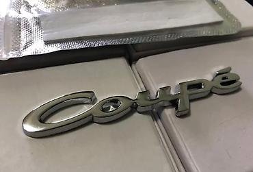 coupe: Хромированный, металлический шильдик Coupe (Купэ) Подойдет на — 2