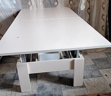 трансформер стол: Гостиный стол, Б/у, Раскладной, Прямоугольный стол