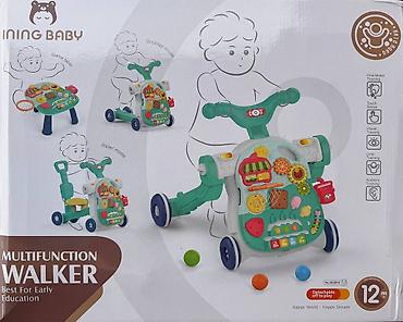 scoot: Многофункциональный детский ходунок-игровой центр INING BABY 12m+ - 3 — 1