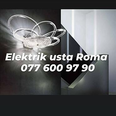 elektrik ustası: Elektrik usta Roma təmir və yenidən qurma luştur çilçıraq spor rozetka — 2
