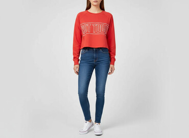 bluza z otworem na kciuk h m: Sinsay, Women`s sweatshirt, size M