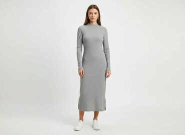 sukienki z bufiastymi rękawami midi: Women`s dress, size S