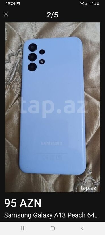 чехол для телефона fly cirrus 13: Samsung Galaxy A13, 64 ГБ, цвет - Голубой, Две SIM карты