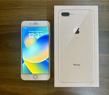 iphone 6s plus satilir: IPhone 8 Plus, Розовый, Отпечаток пальца