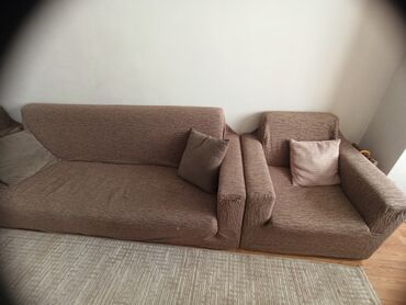 işlənmiş divanlar: 2 eded kreslo ve 1 eded divan ustunde cxol da verilir