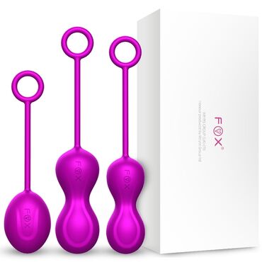 Товары для взрослых: Набор вагинальных шариков Fox M5 (3шт) Эти вагинальные шарики –