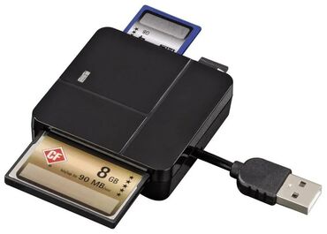 видео касета: Устройство чтения карт памяти USB2.0 Hama