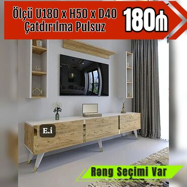 ikinci əl mebel: Yeni, Düz TV altlığı, Polkalı, Laminat, Azərbaycan