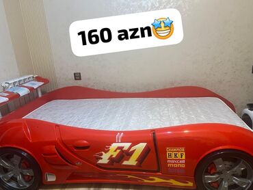 Детские двухъярусные кровати: Ideal veziyyetde masin carpayi embawoodundu baha alinib tecili evden