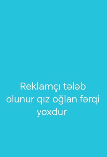 Taksi, logistika, çatdırılma: Marketoloq tələb olunur, Natamam iş günü, 18-29 yaş