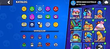Искусство и коллекционирование: Brawl Stars oyun hesabı – yüksək səviyyəli kosmetik kolleksiya — 3