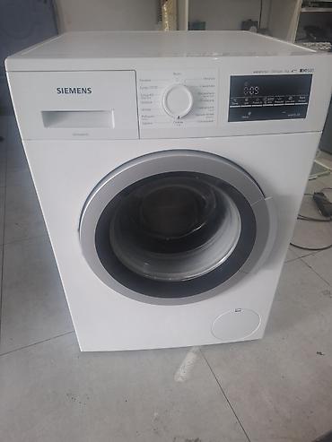 masin cesqa: Paltaryuyan maşın Siemens, 7 kq, İşlənmiş, Avtomat, Qurutmasız, Kredit yoxdur, Ödənişli çatdırılma — 1