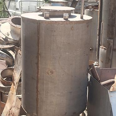 Sənaye tipli paslanmayan polad çən 500 litrlik buyurun - Silindrik