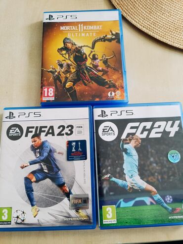 mali aparati za vodu: Prodajem igrice za ps5 fifa23:2000din fc24:3000din mortal kombat 11