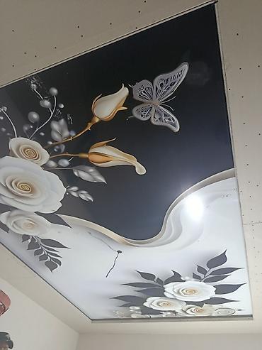 Натяжной потолок: Натяжной потолок Матовое, 3D потолки, Глянцевое Бесплатный замер, Гарантия, Монтаж — 5