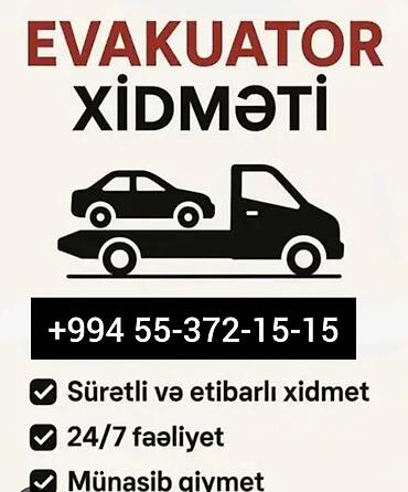 Evakuatorlar: Evakuator, Hərəkətli platforma ilə, Şəhər daxili — 14