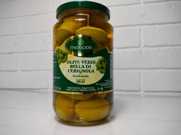 оливкое масло: Оливки из Италии Гигантские Оливки с косточкой, очень вкусные! Объем