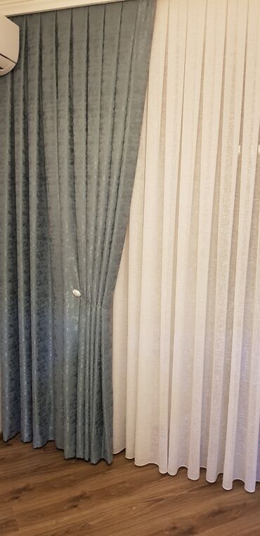 Pərdə və tüllər: Türkiyə istehsalı pərdələri - 1 metrəsi 15 - 20 - 25 manat, Modern — 24