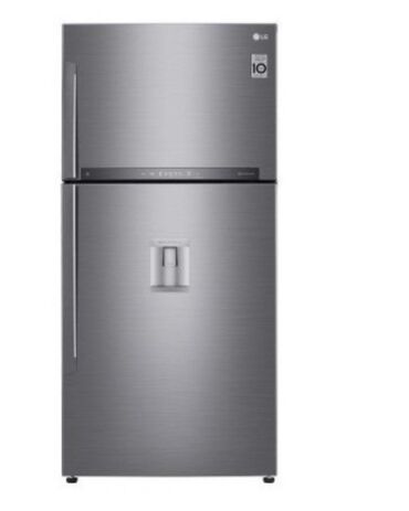 Б/у Холодильник LG, No frost, Двухкамерный, цвет - Серый